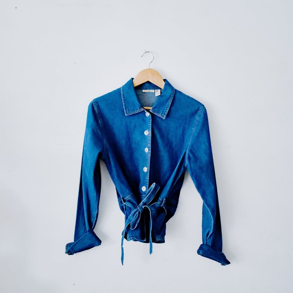 Vintage Putumayo Jean Shirt with Belt